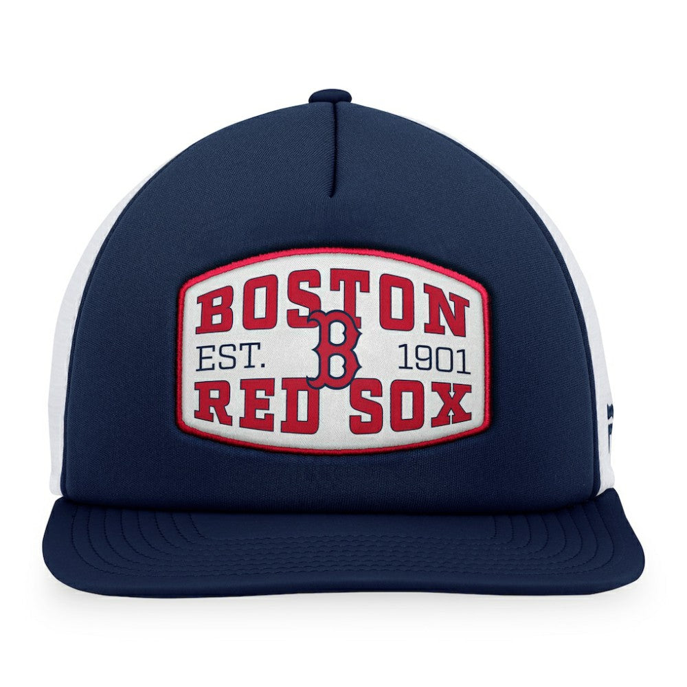 Boston Red Sox Fanatics Foam Front Patch Trucker Snapback Hat | MLB For sale