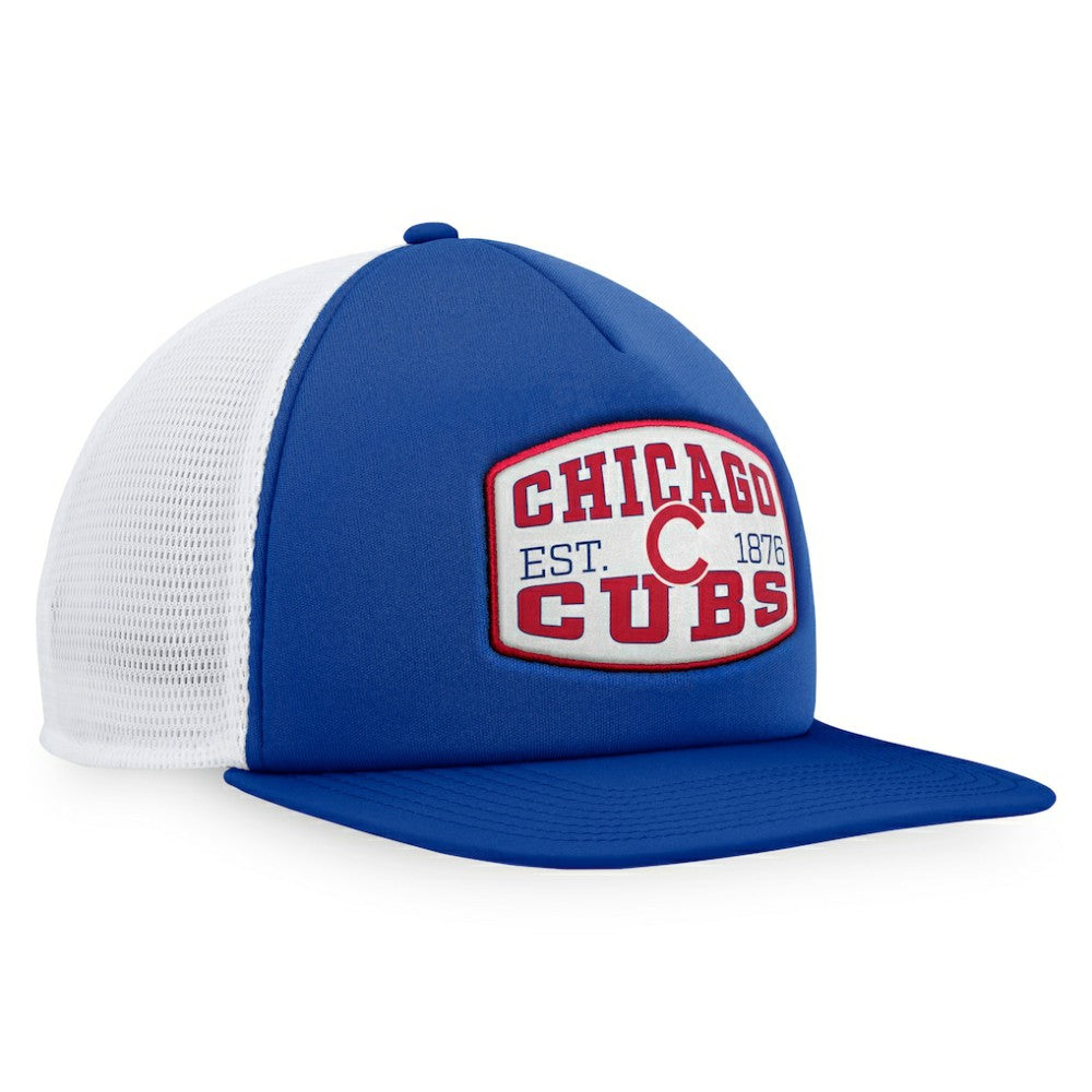 Chicago Cubs Fanatics Foam Front Patch Trucker Snapback Hat | MLB Shop