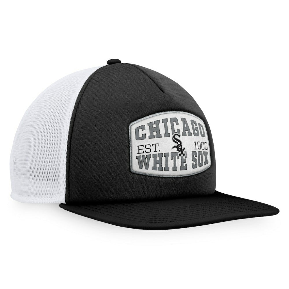 Chicago White Sox Fanatics Foam Front Patch Trucker Snapback Hat | MLB Outlet
