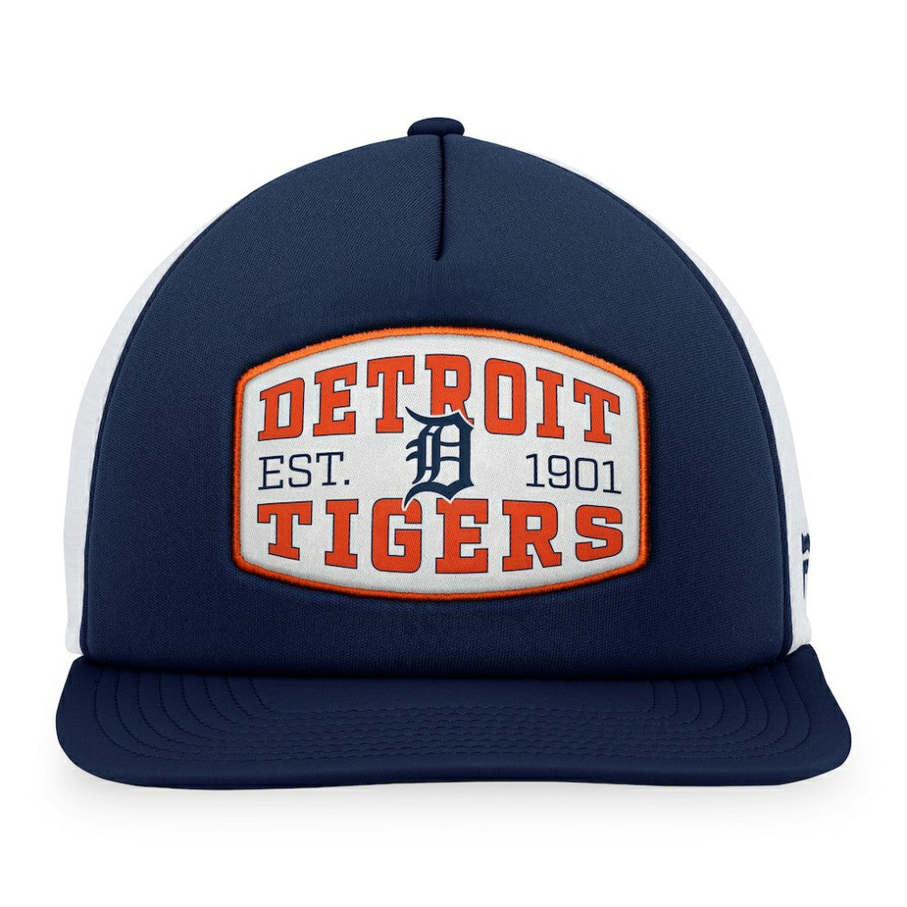 Detroit Tigers Fanatics Foam Front Patch Trucker Snapback Hat | MLB Outlet