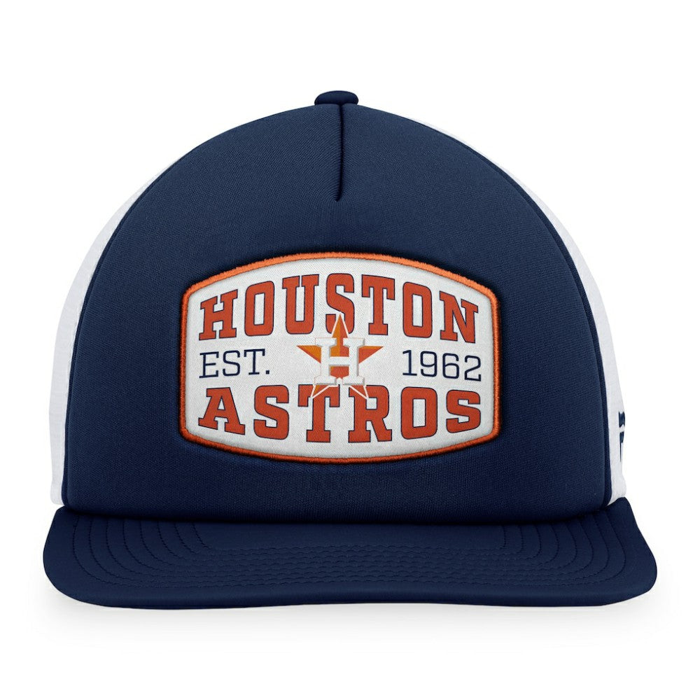 Houston Astros Fanatics Foam Front Patch Trucker Snapback Hat | MLB US