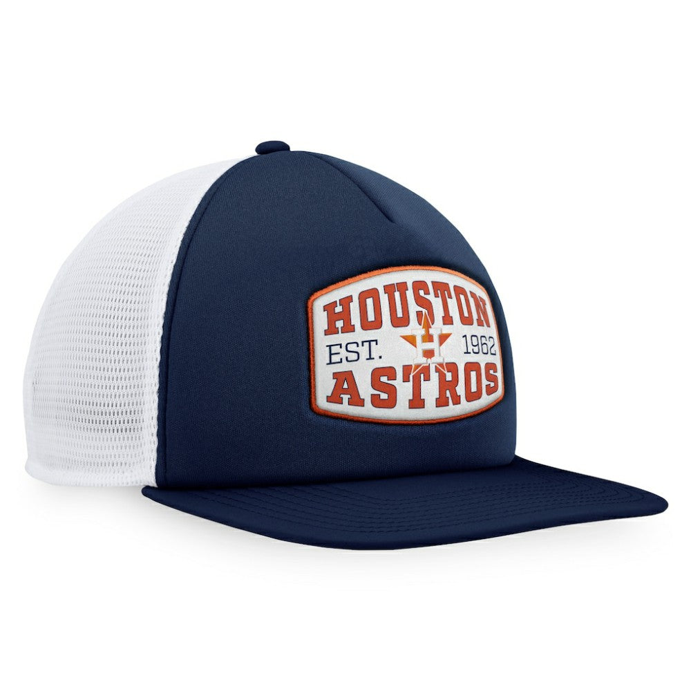 Houston Astros Fanatics Foam Front Patch Trucker Snapback Hat | MLB US