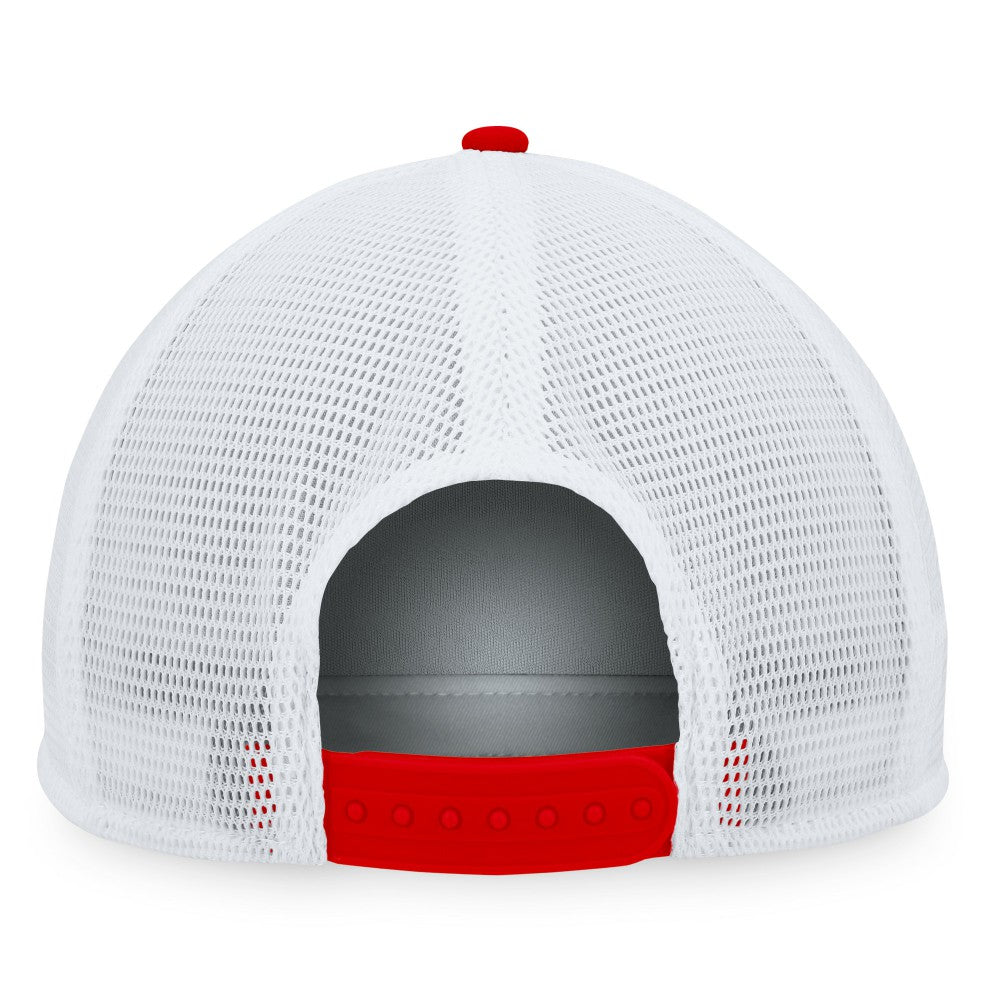 Los Angeles Angels Fanatics Foam Front Patch Trucker Snapback Hat | MLB Outlet