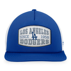 Los Angeles Dodgers Fanatics Foam Front Patch Trucker Snapback Hat | MLB New