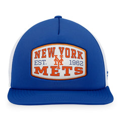 New York Mets Fanatics Foam Front Patch Trucker Snapback Hat | MLB Discount