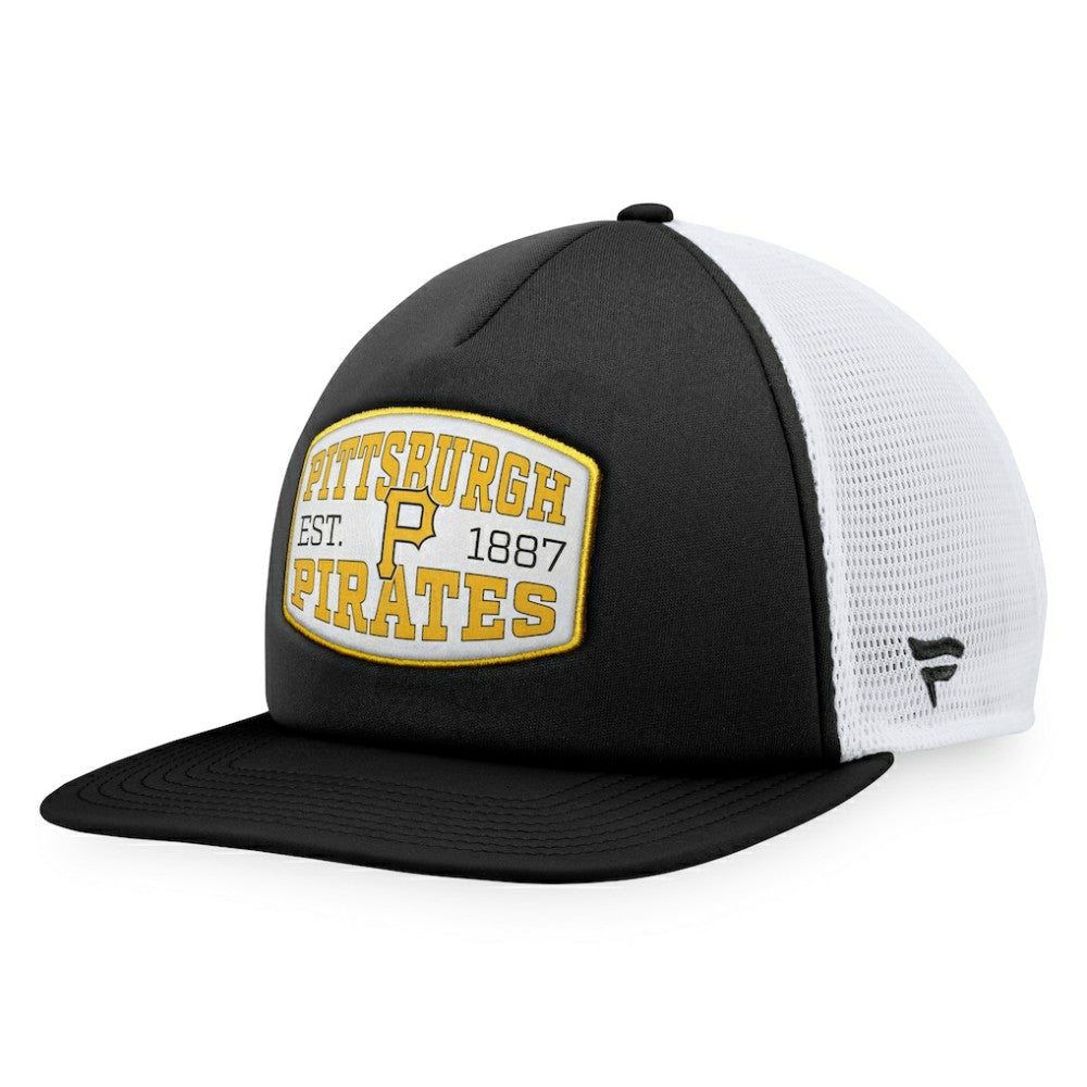 Pittsburgh Pirates Fanatics Foam Front Patch Trucker Snapback Hat | MLB Sale