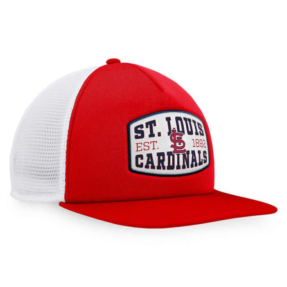 St. Louis Cardinals Fanatics Foam Front Patch Trucker Snapback Hat | MLB Shop