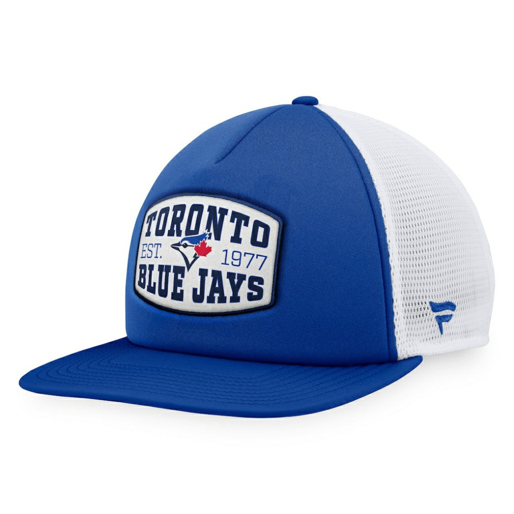 Toronto Blue Jays Fanatics Foam Front Patch Trucker Snapback Hat | MLB New
