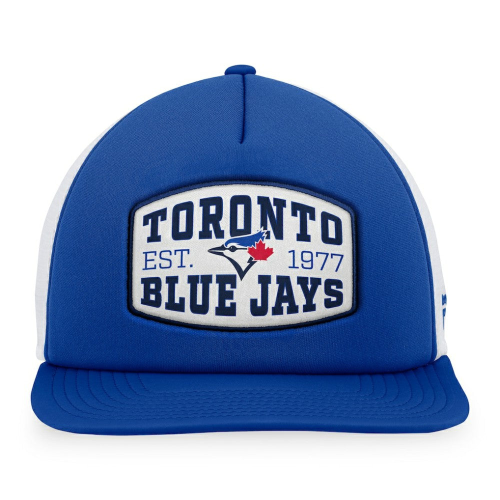Toronto Blue Jays Fanatics Foam Front Patch Trucker Snapback Hat | MLB New