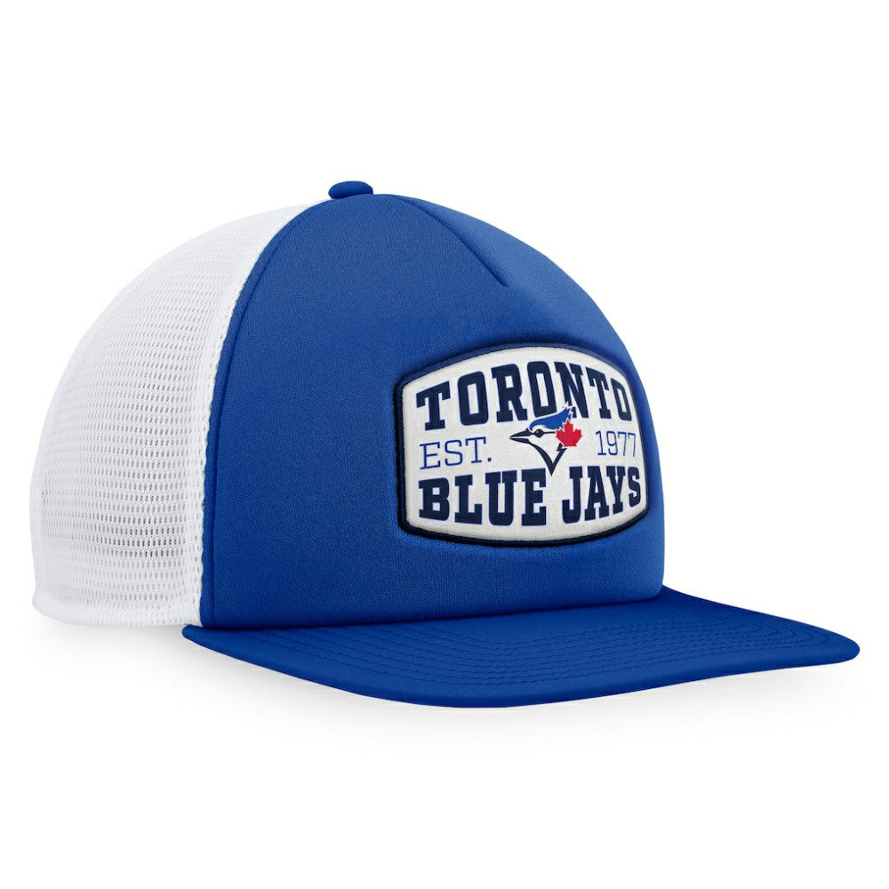 Toronto Blue Jays Fanatics Foam Front Patch Trucker Snapback Hat | MLB New