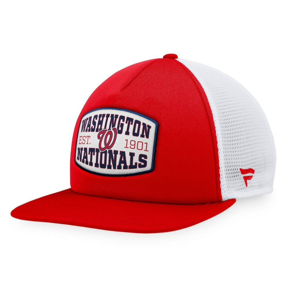 Washington Nationals Fanatics Foam Front Patch Trucker Snapback Hat | MLB New