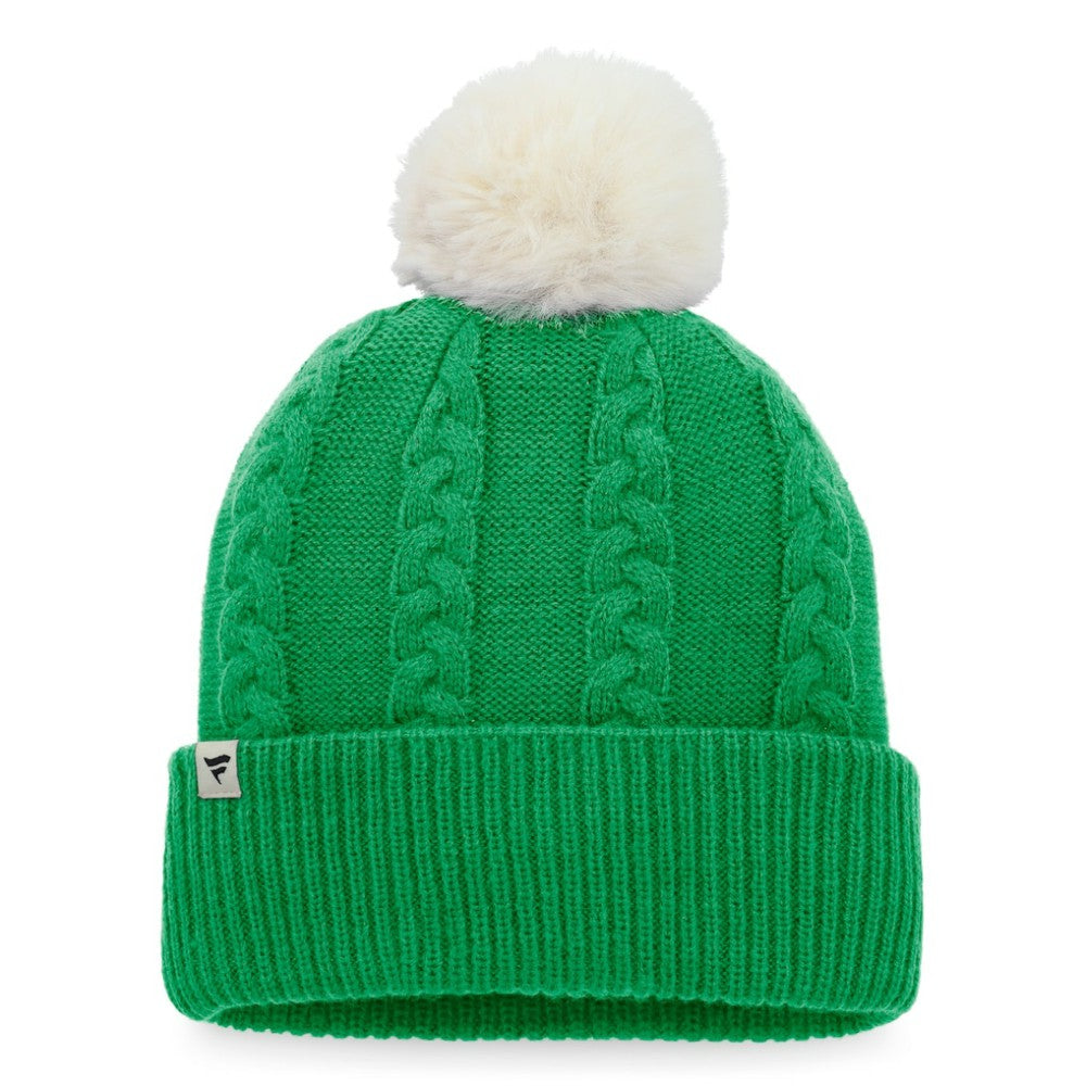 Athletics Fanatics Women's Cable Cuffed Knit Hat with Pom | MLB US