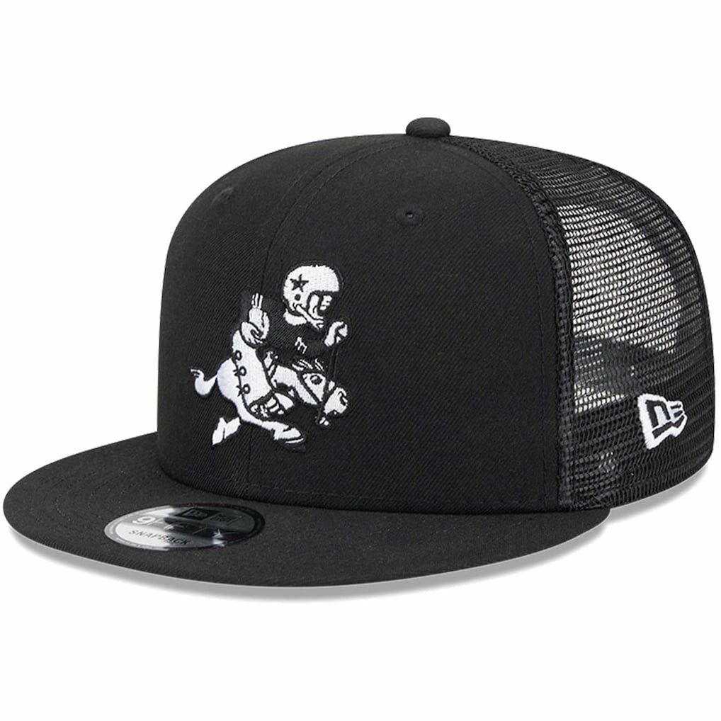 Dallas Cowboys New Era Retro Joe Main Trucker 9FIFTY Snapback Hat