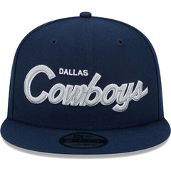 Dallas Cowboys New Era Main Script 9FIFTY Snapback Hat