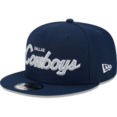 Dallas Cowboys New Era Main Script 9FIFTY Snapback Hat