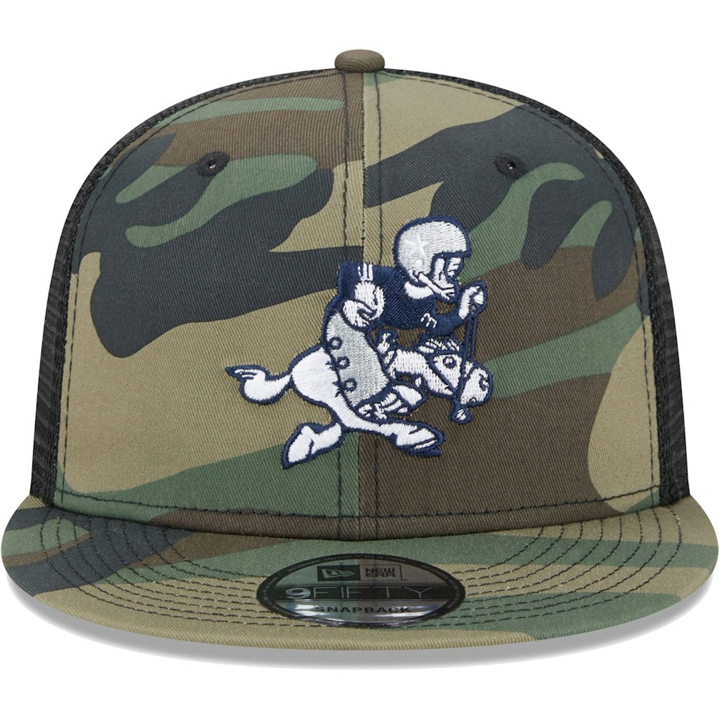 Dallas Cowboys New Era Retro Joe Main Trucker 9FIFTY Snapback Hat