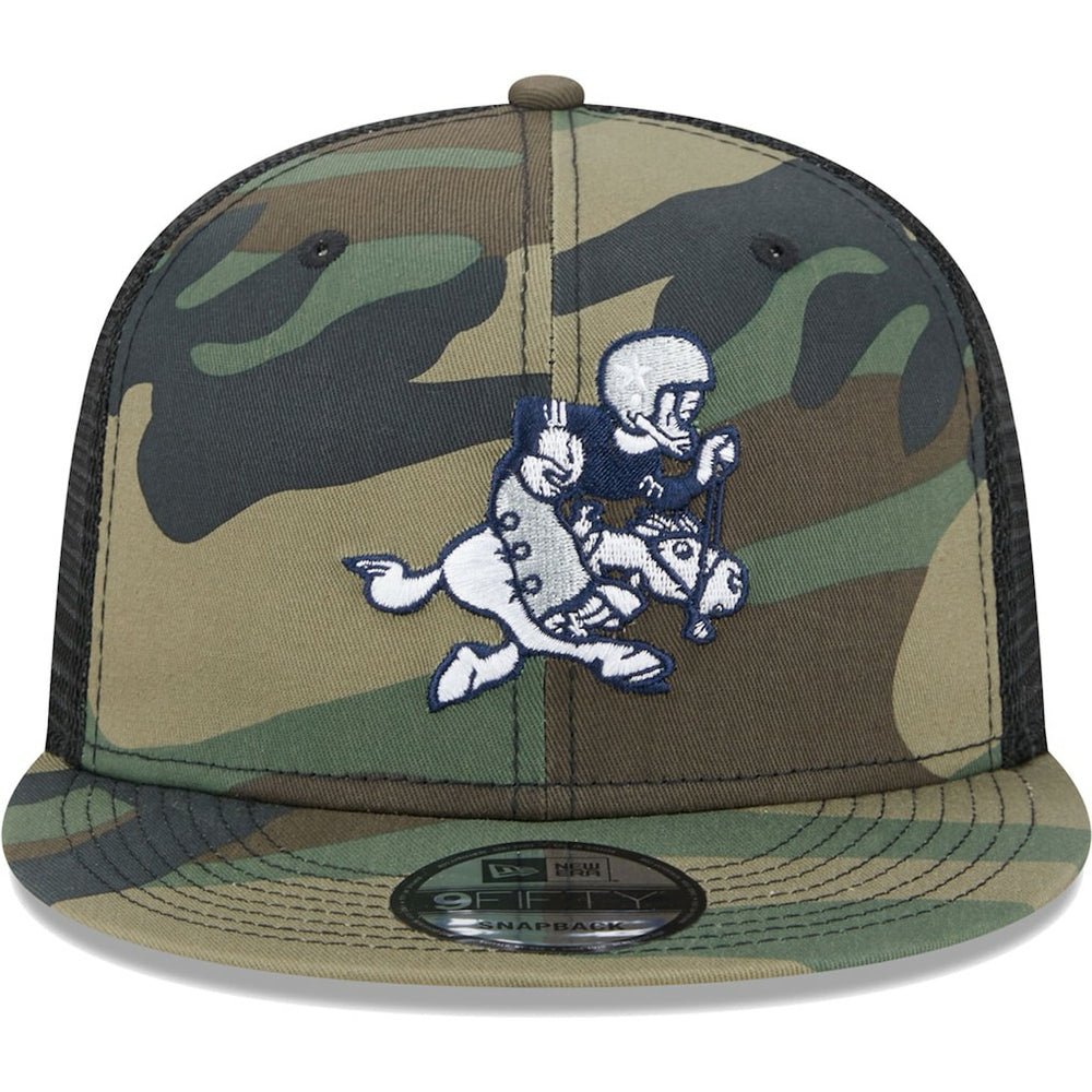 Dallas Cowboys New Era Retro Joe Main Trucker 9FIFTY Snapback Hat