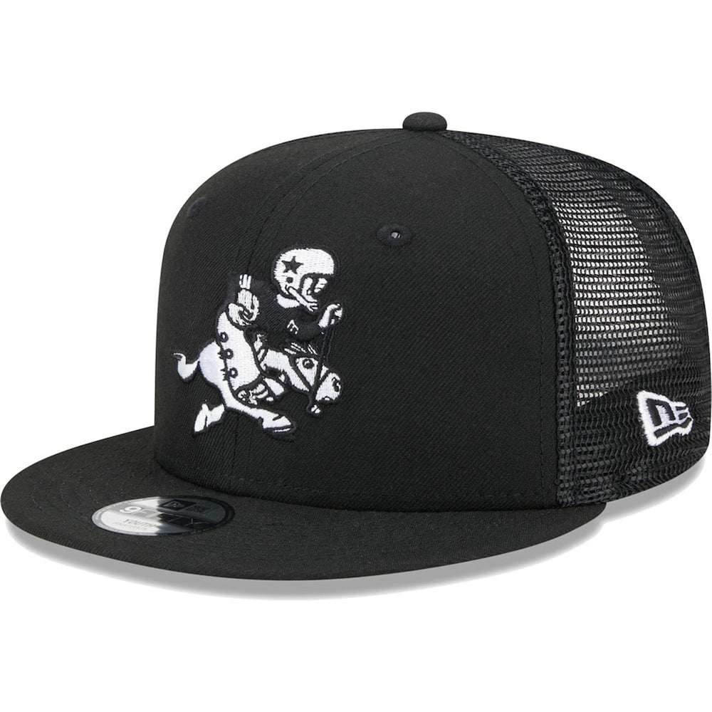 Dallas Cowboys New Era Youth Retro Joe Main B-Dub 9FIFTY Trucker Adjustable Hat