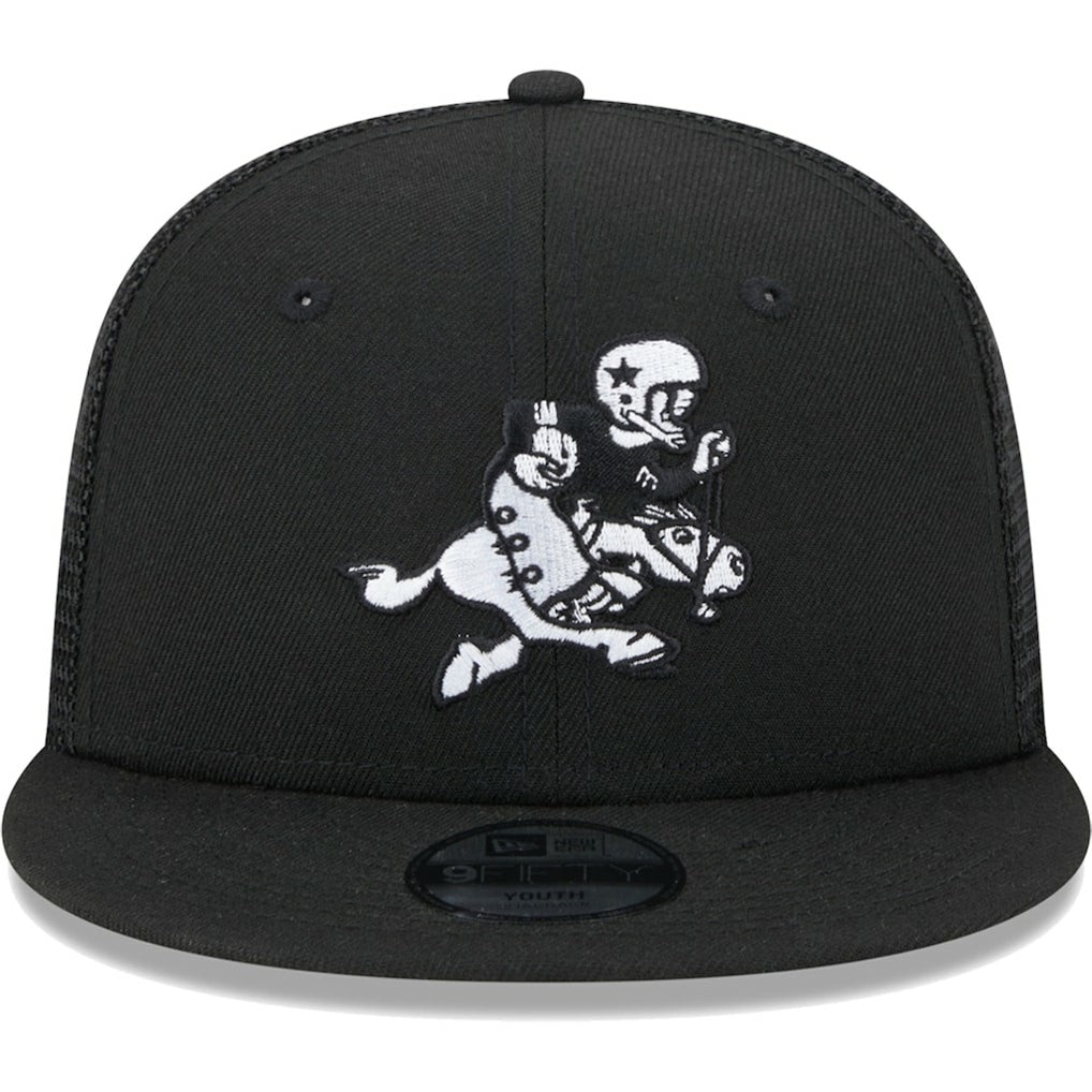 Dallas Cowboys New Era Youth Retro Joe Main B-Dub 9FIFTY Trucker Adjustable Hat
