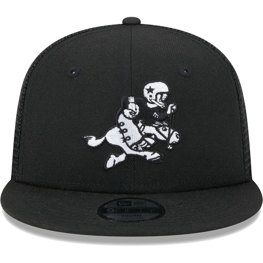 Dallas Cowboys New Era Youth Retro Joe Main B-Dub 9FIFTY Trucker Adjustable Hat