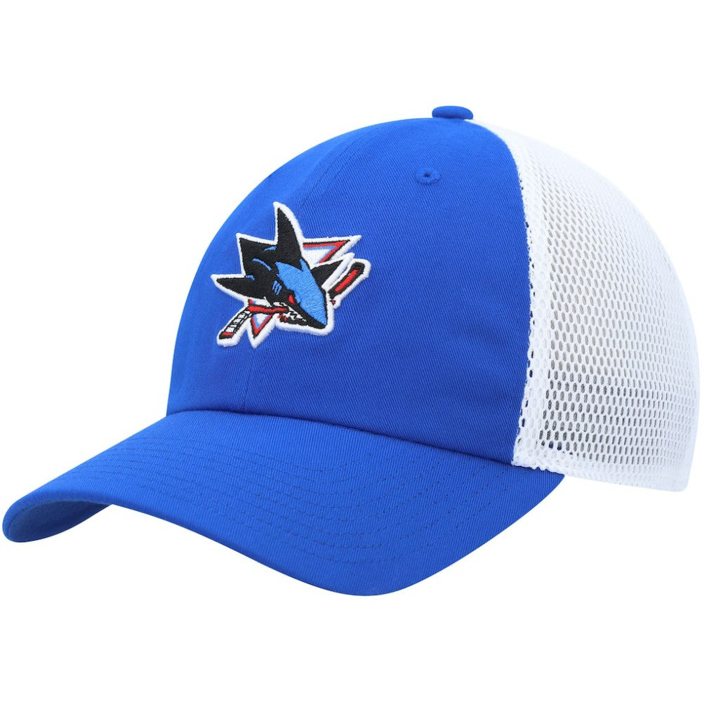 San Jose Sharks adidas Color Pop Trucker Adjustable Hat Outlet