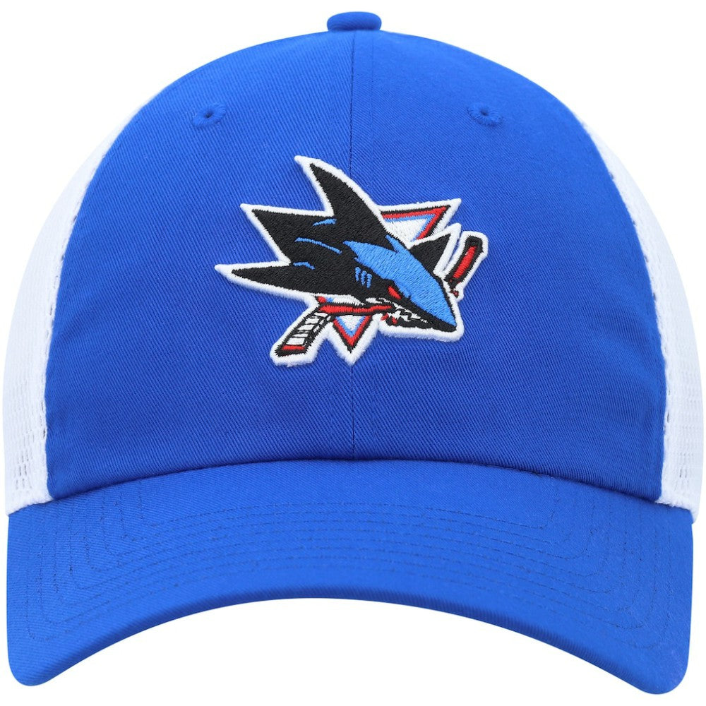 San Jose Sharks adidas Color Pop Trucker Adjustable Hat Outlet