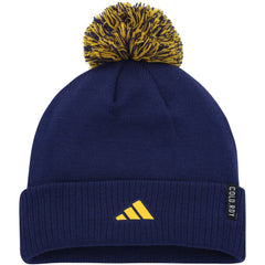 St. Louis Blues adidas COLD.RDY Cuffed Knit Hat with Pom On Sale