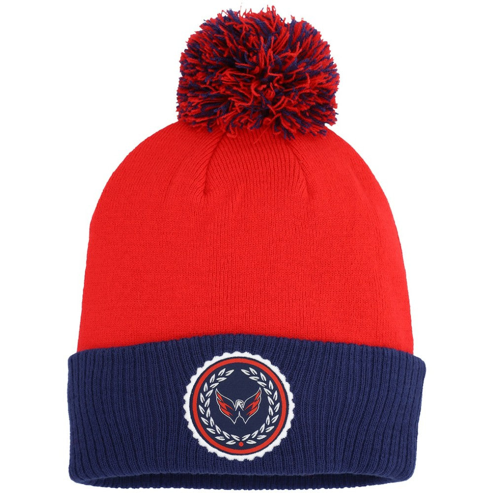 Washington Capitals adidas Women's Laurel Cuffed Knit Hat with Pom Sale