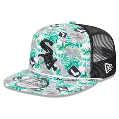 Chicago White Sox New Era Tropic Floral Golfer Lightly Structured Snapback Hat | MLB For sale