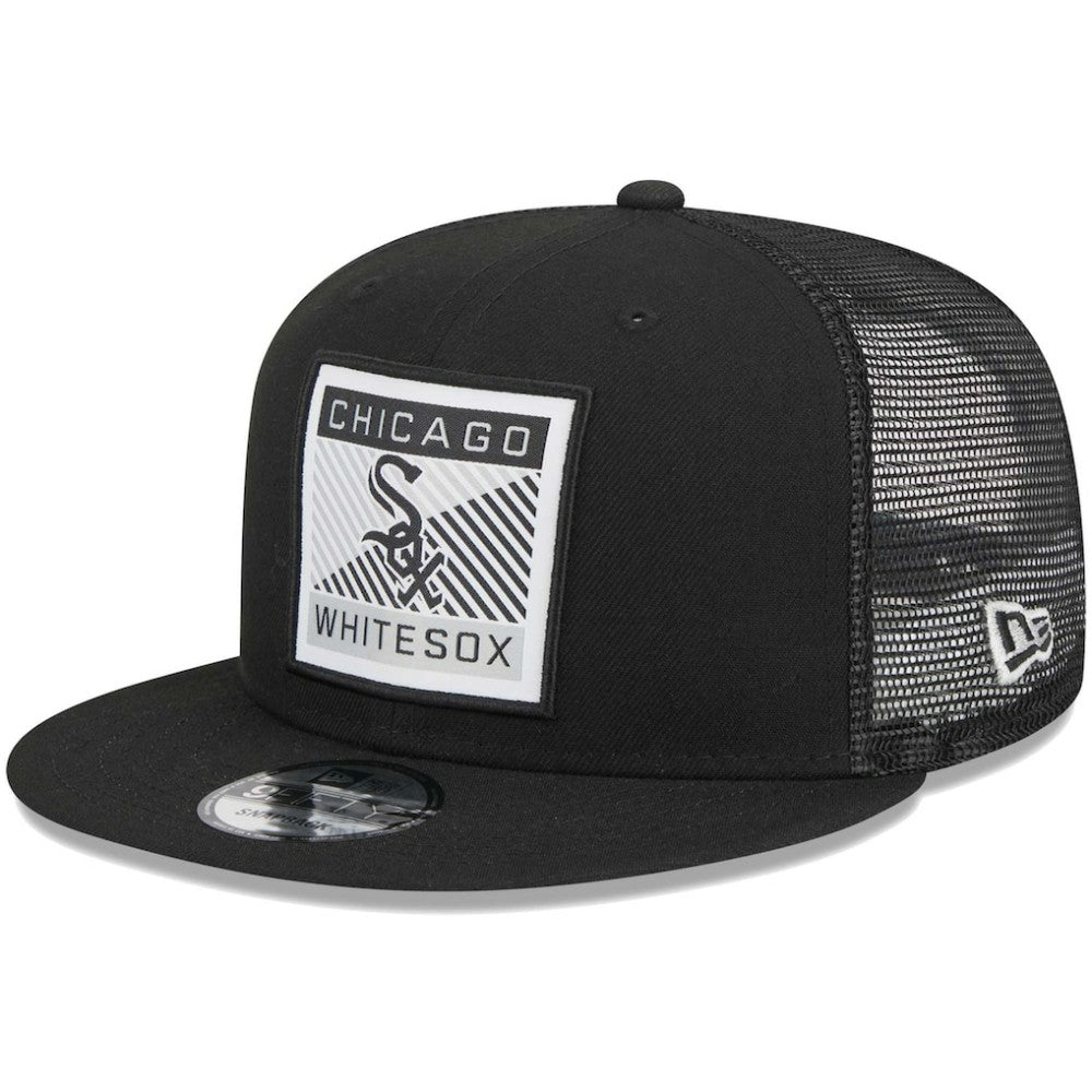 Chicago White Sox New Era Scratch Squared Trucker 9FIFTY Snapback Hat | MLB For sale