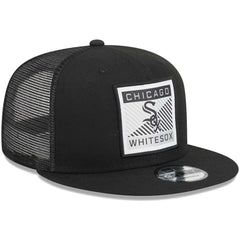 Chicago White Sox New Era Scratch Squared Trucker 9FIFTY Snapback Hat | MLB For sale