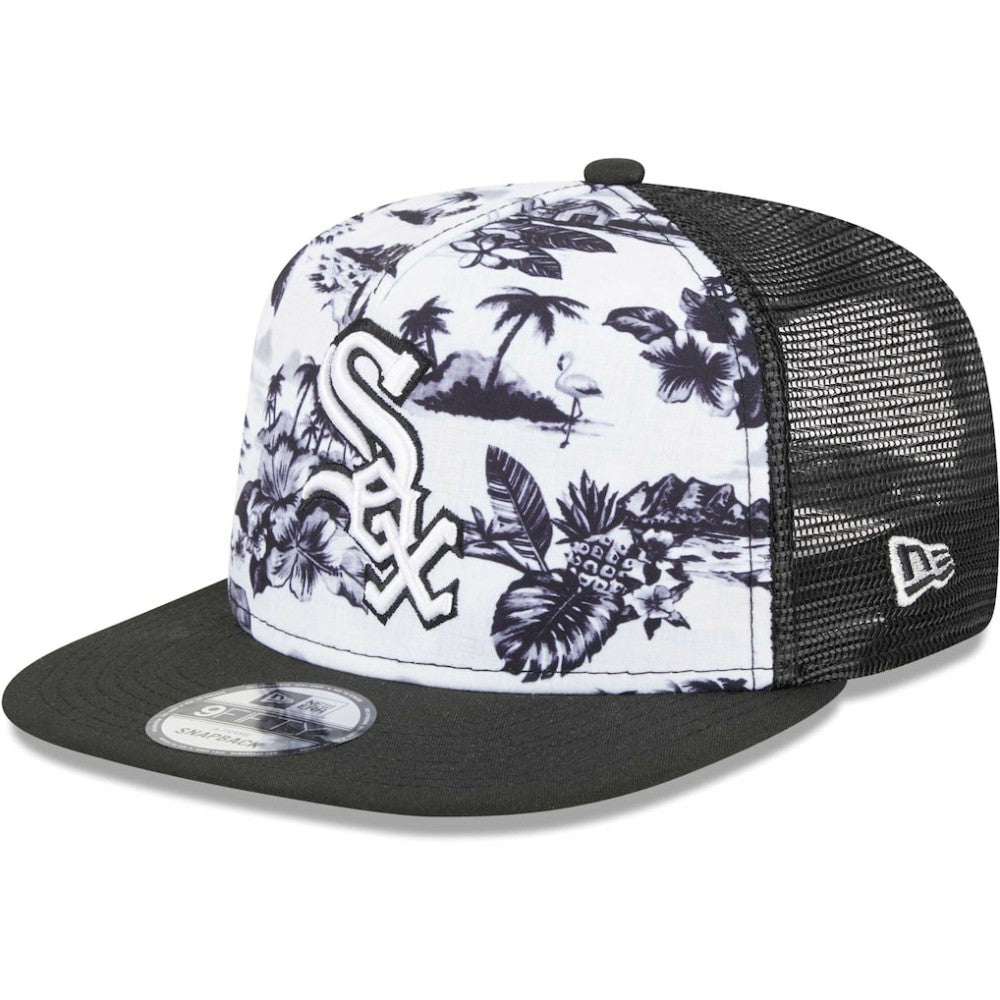 Chicago White Sox New Era Vacay 2.0 A-Frame Trucker 9FIFTY Snapback Hat | MLB Discount