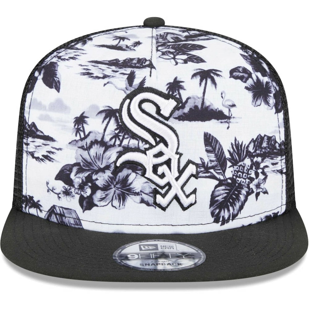 Chicago White Sox New Era Vacay 2.0 A-Frame Trucker 9FIFTY Snapback Hat | MLB Discount