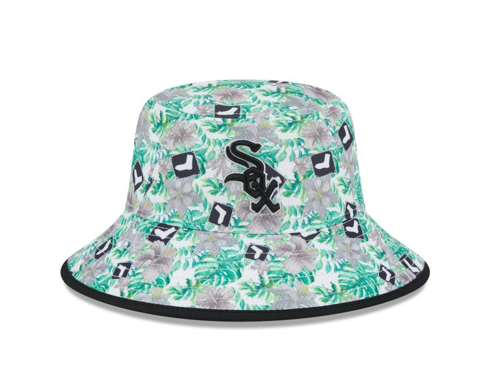 Chicago White Sox New Era Tropic Floral Bucket Hat | MLB For sale