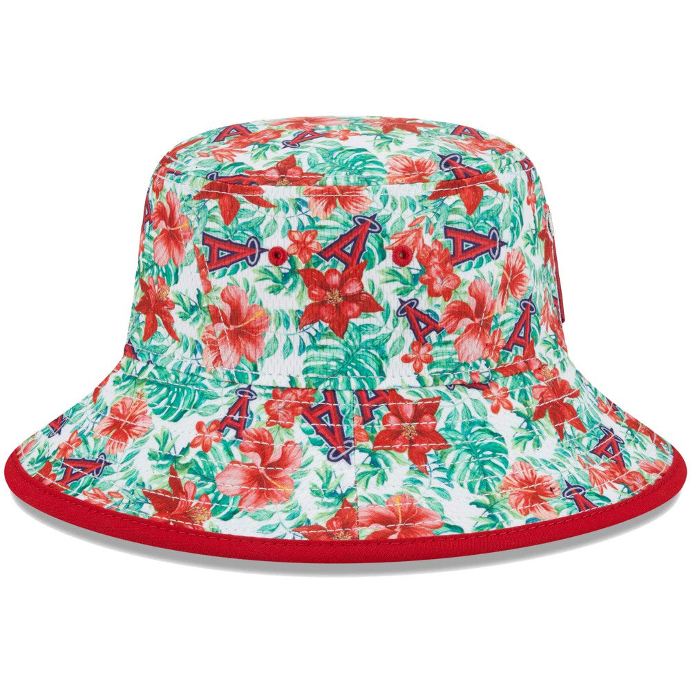 Los Angeles Angels New Era Tropic Floral Bucket Hat | MLB Online