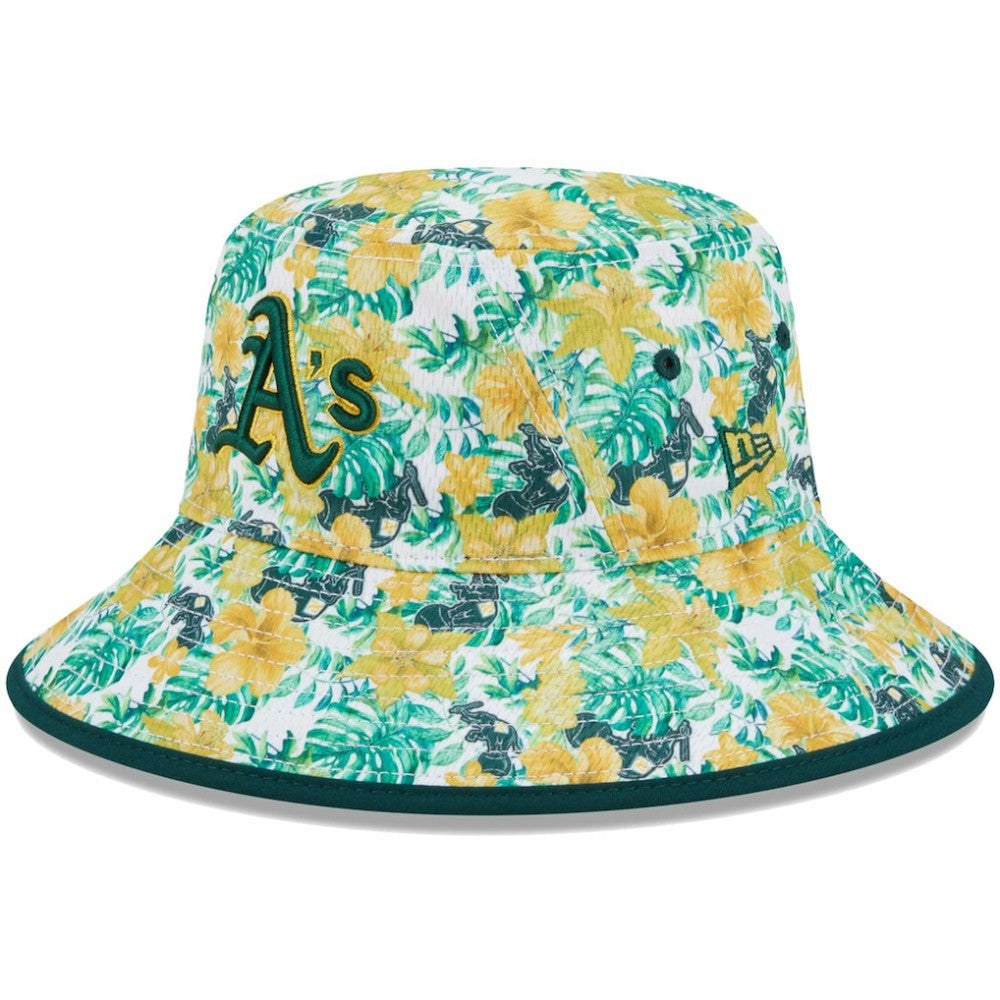 Athletics New Era Tropic Floral Bucket Hat | MLB Near me