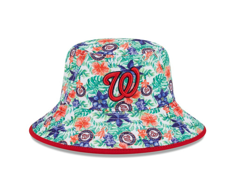 Washington Nationals New Era Tropic Floral Bucket Hat | MLB On Sale