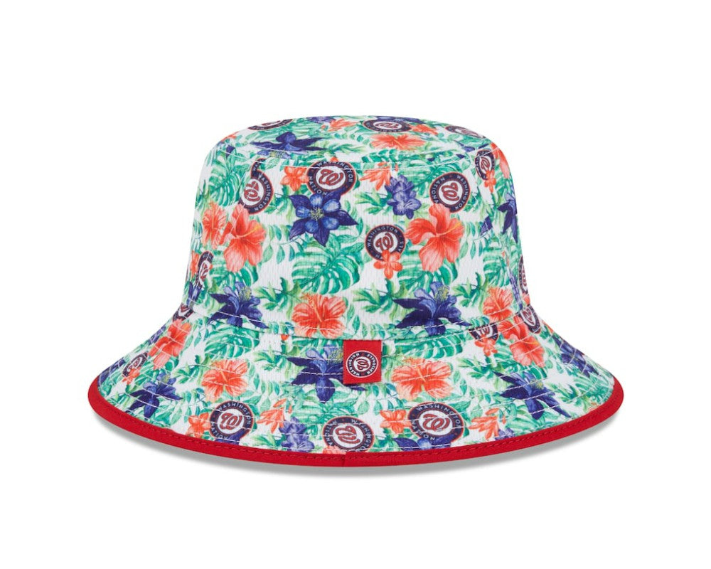 Washington Nationals New Era Tropic Floral Bucket Hat | MLB On Sale