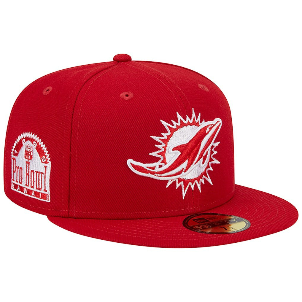 Miami Dolphins New Era 1993 Hawaii Pro Bowl Main Patch 59FIFTY Fitted Hat