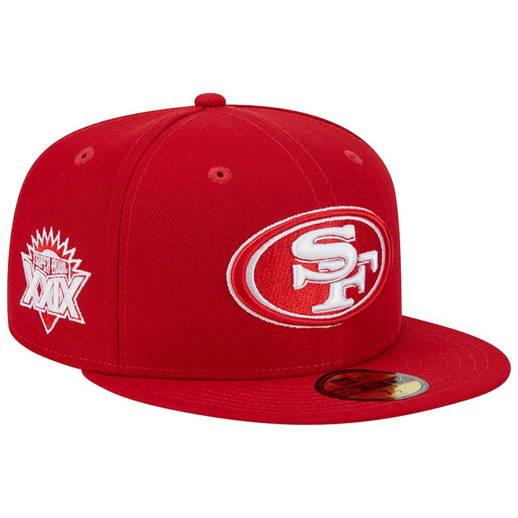 San Francisco 49ers New Era Super Bowl XXIX Main Patch 59FIFTY Fitted Hat