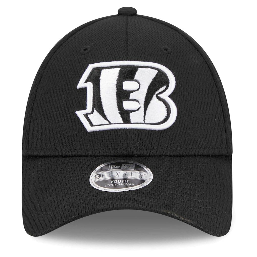 Cincinnati Bengals New Era Youth Main B-Dub 9FORTY Adjustable Hat