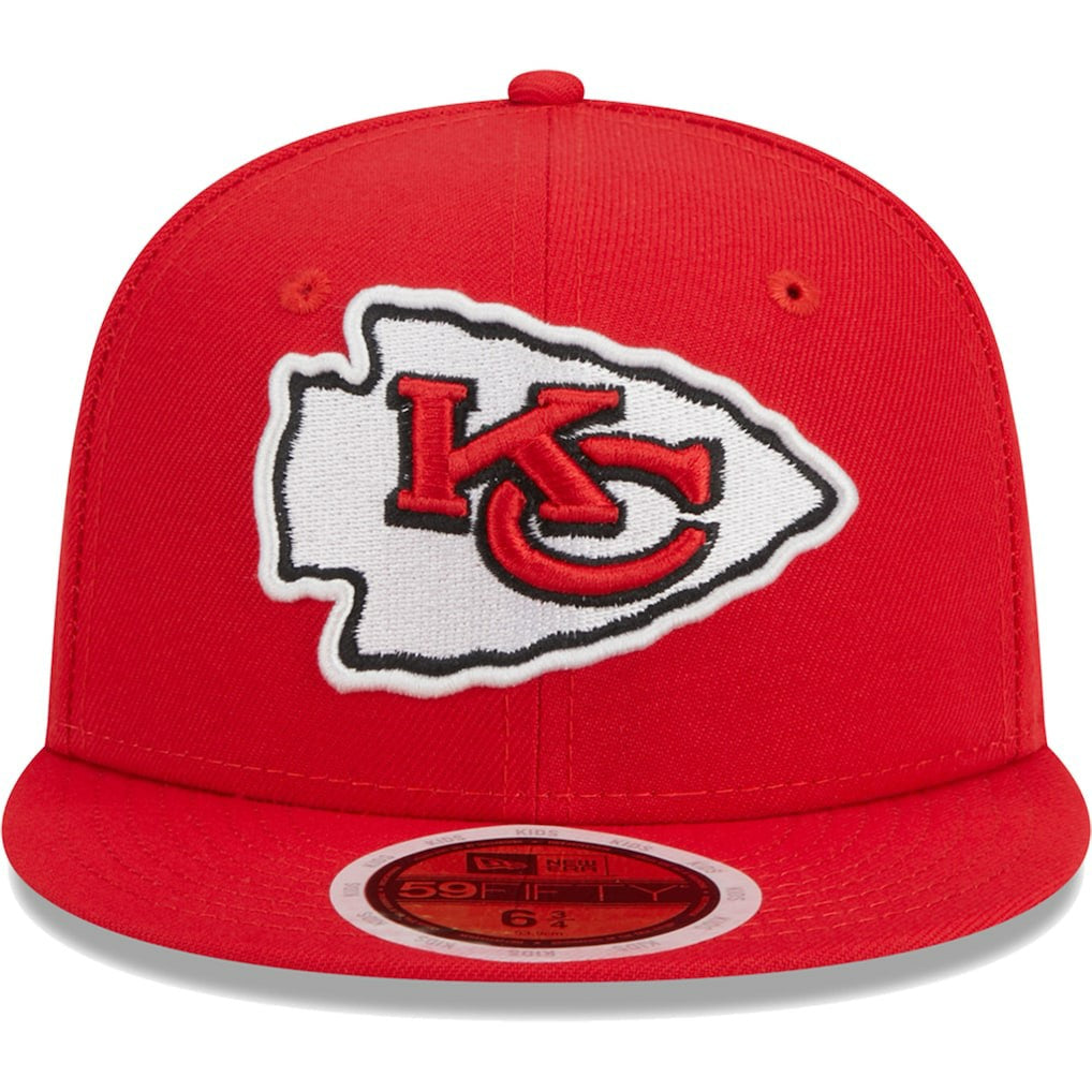 Kansas City Chiefs New Era Youth Main 59FIFTY Fitted Hat