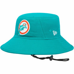 Miami Dolphins New Era Throwback Logo Main Bucket Hat
