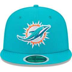 Miami Dolphins New Era Youth Main 59FIFTY Fitted Hat