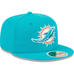 Miami Dolphins New Era Youth Main 59FIFTY Fitted Hat
