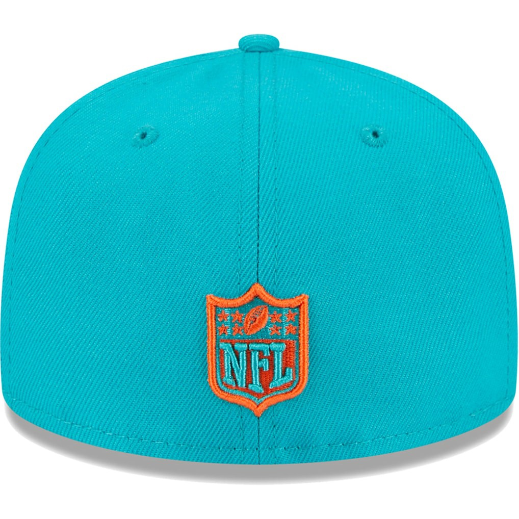 Miami Dolphins New Era Youth Main 59FIFTY Fitted Hat