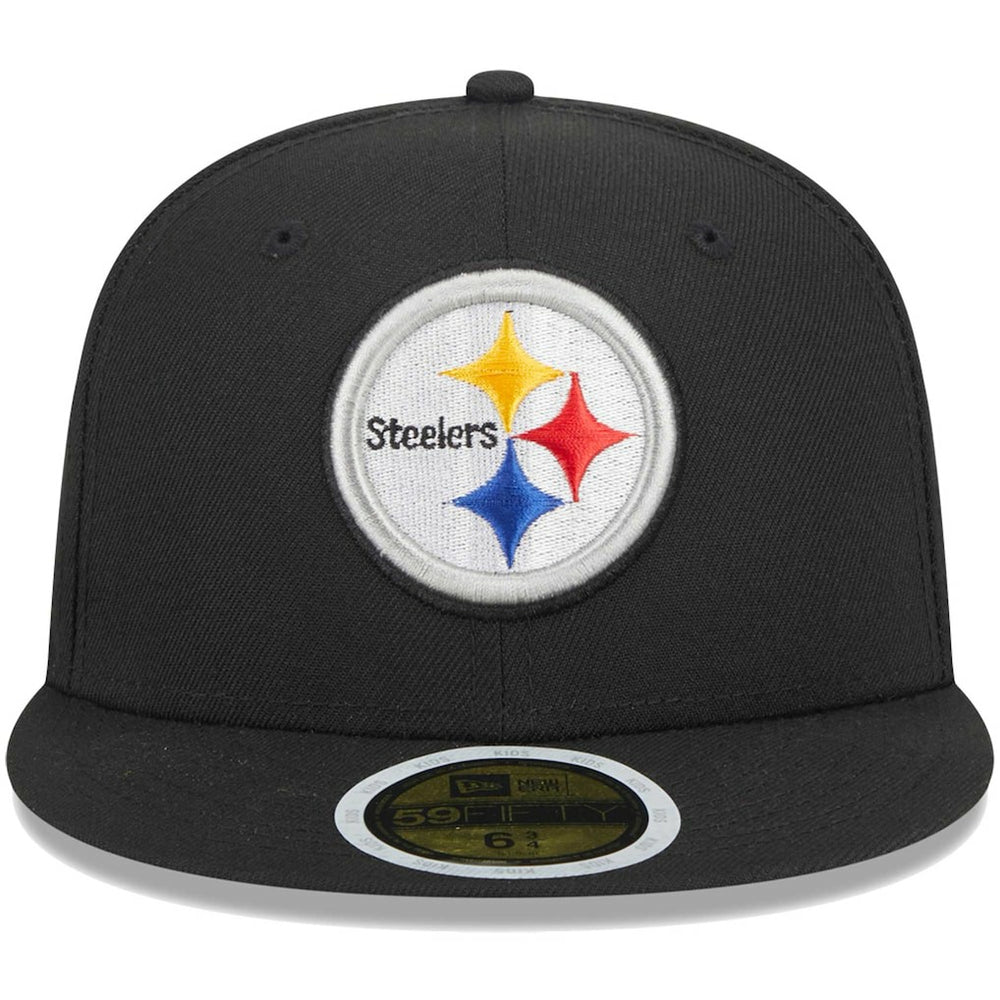 Pittsburgh Steelers New Era Youth Main 59FIFTY Fitted Hat