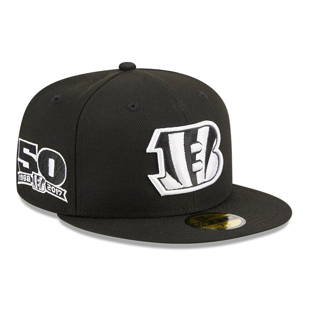 Cincinnati Bengals New Era Main Patch 59FIFTY Fitted Hat
