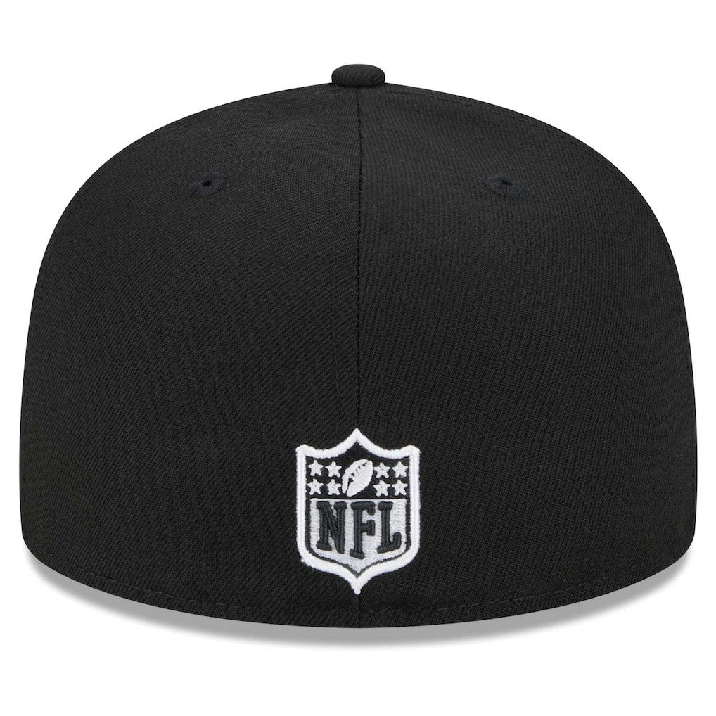 Miami Dolphins New Era Main Patch 59FIFTY Fitted Hat