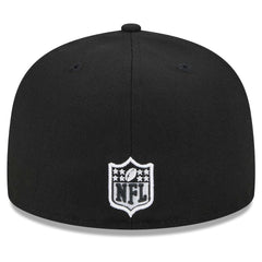 Miami Dolphins New Era Main Patch 59FIFTY Fitted Hat